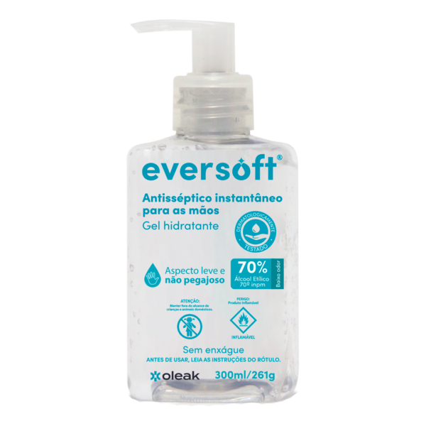 Eversoft Antisséptico Instantâneo Gel Desk 300mL
