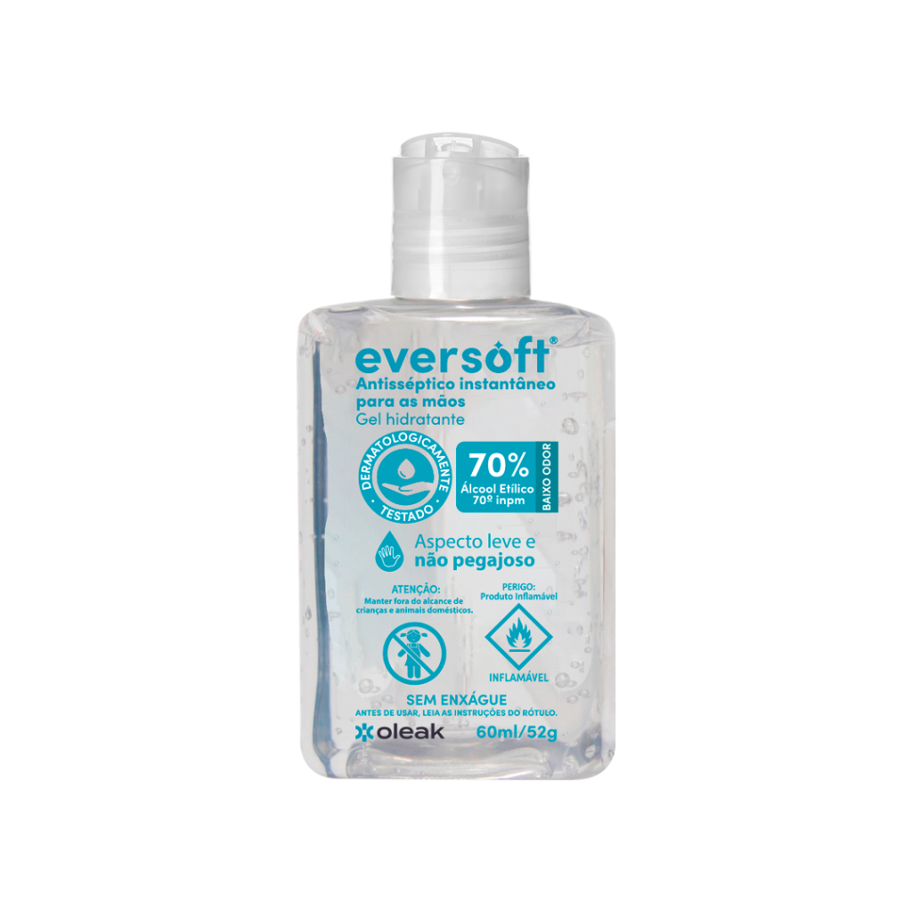 Eversoft Antisséptico Instantâneo Gel Pocket 60mL