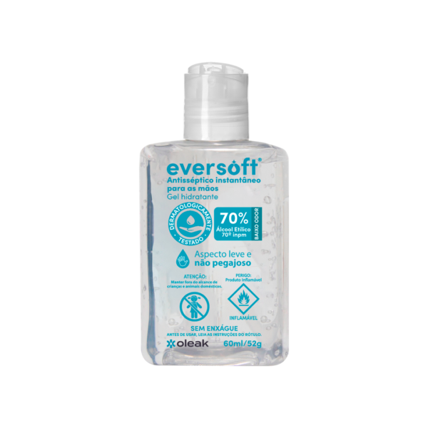 Eversoft Antisséptico Instantâneo Gel Pocket 60mL