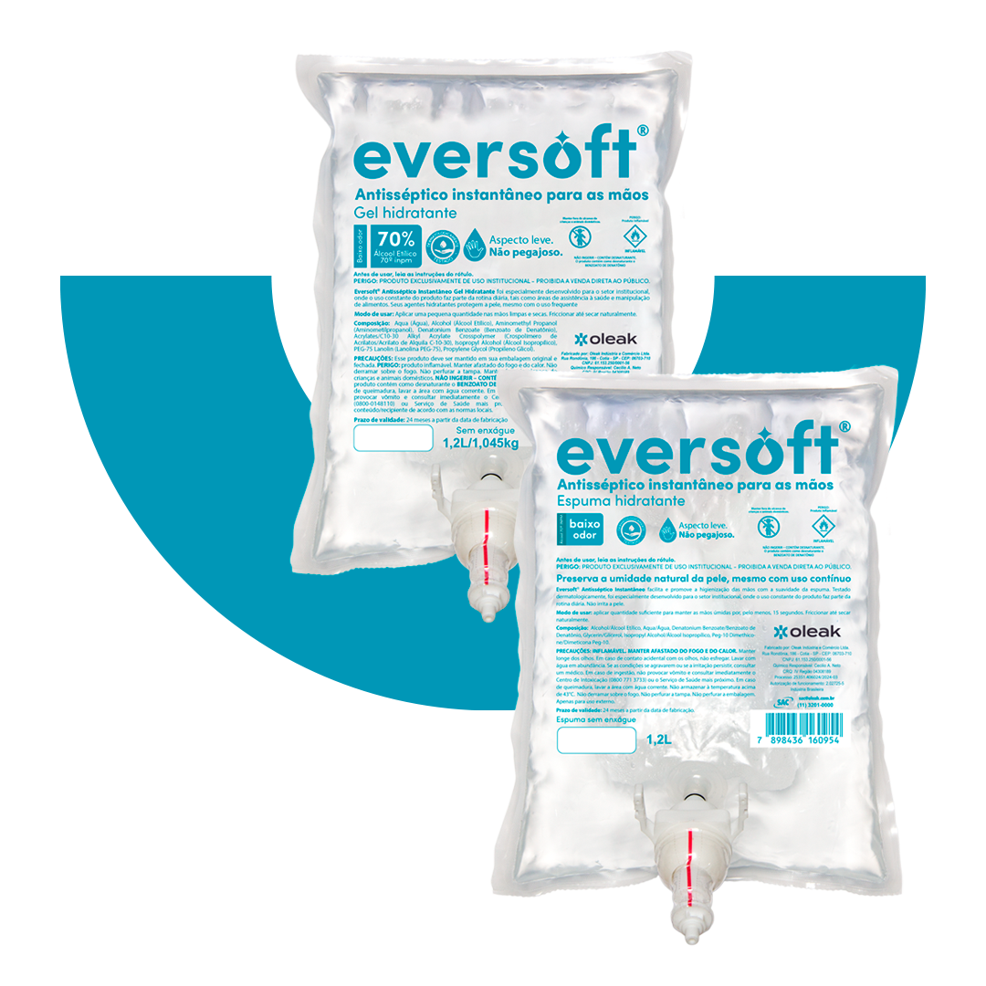 Mais segurança e cuidado com Eversoft Antisséptico Instantâneo