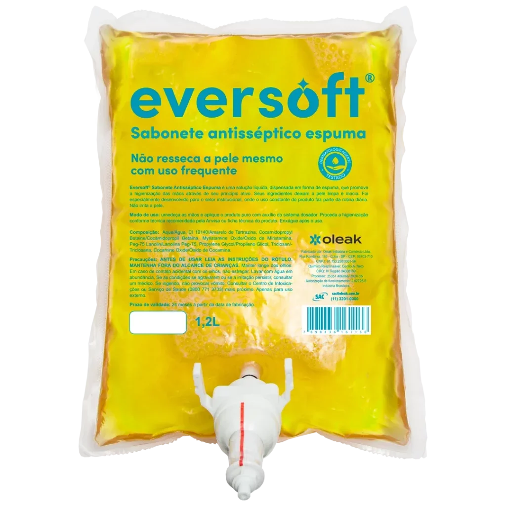 Eversoft Sabonete Antisséptico Espuma