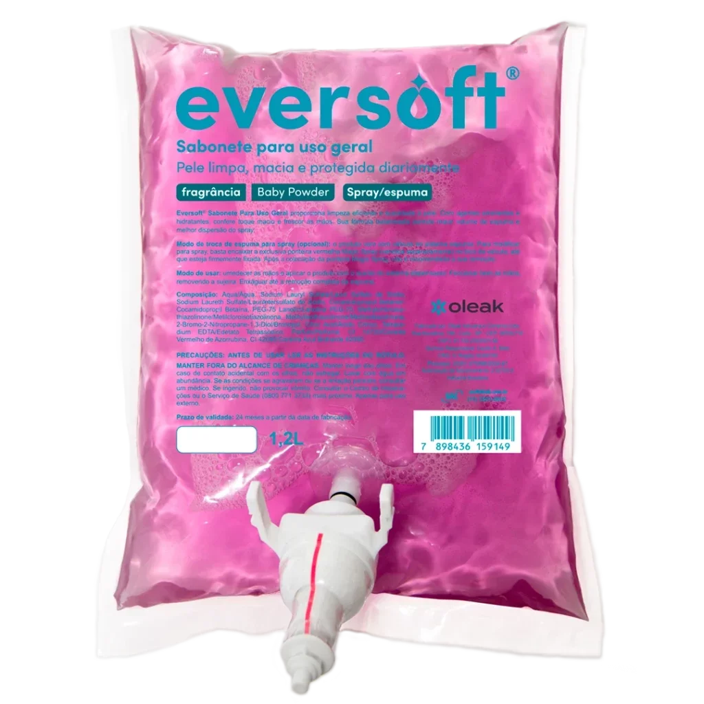 Eversoft Sabonete para uso geral Baby Powder