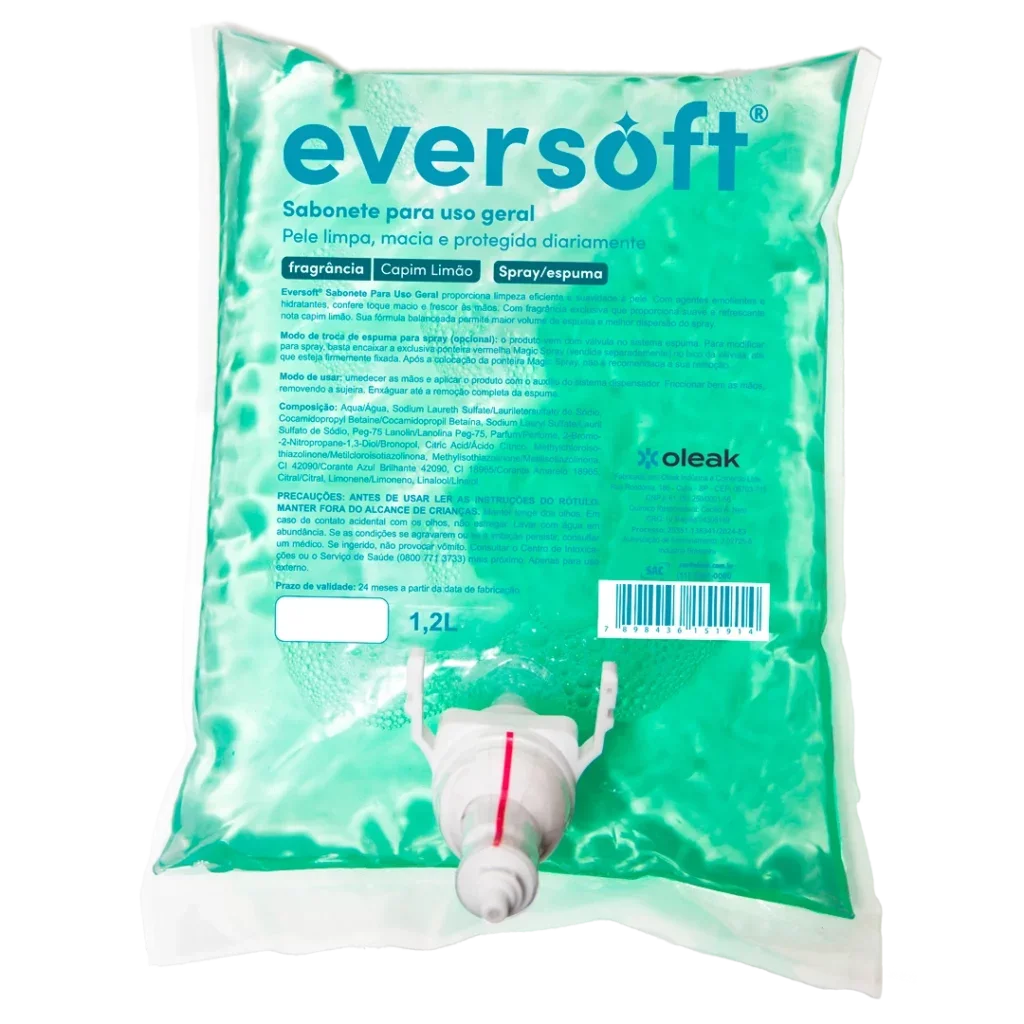 Eversoft Sabonete para uso geral Capim Limão