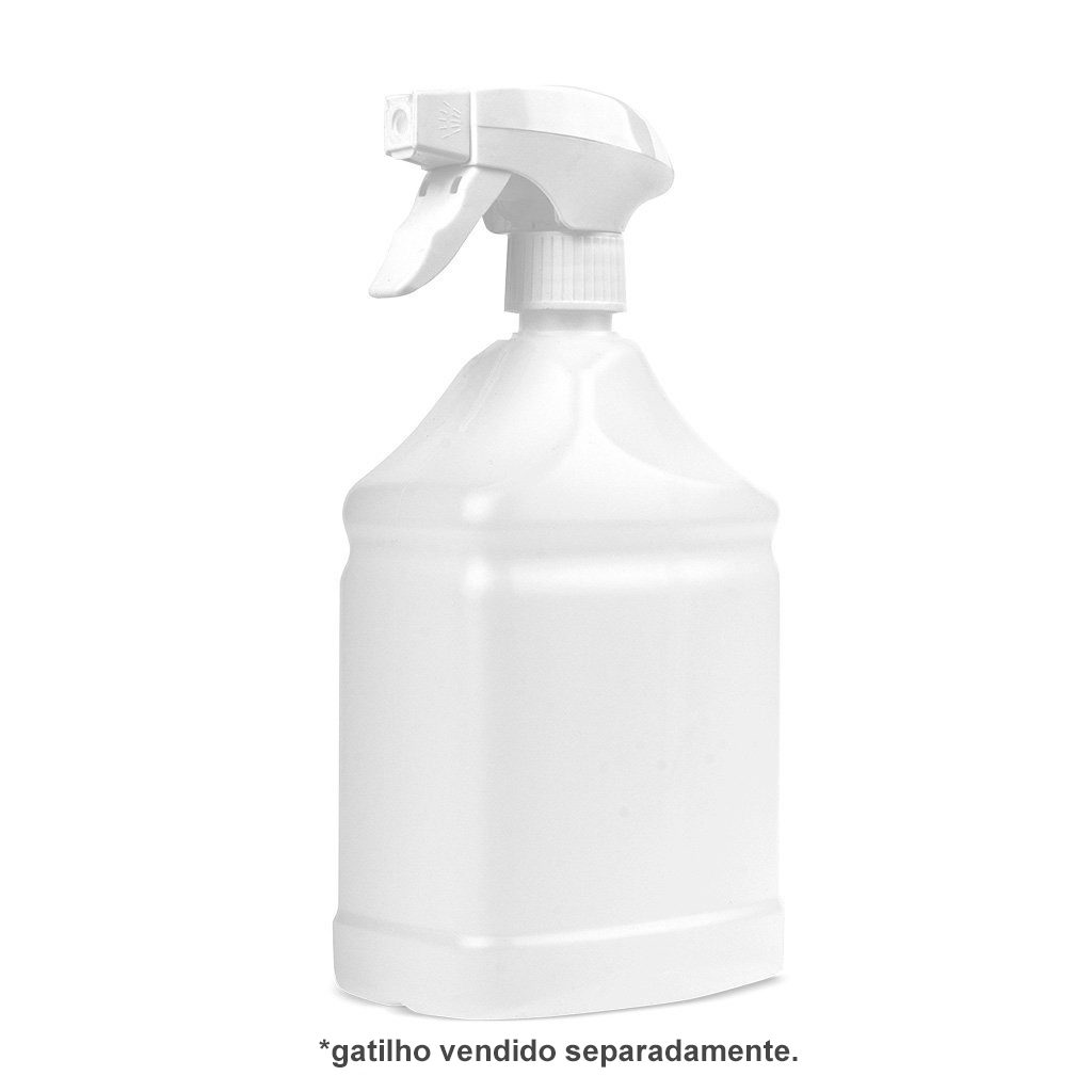 Exclusivo frasco multiaplicador com três opções de uso: jato, spray e espuma.