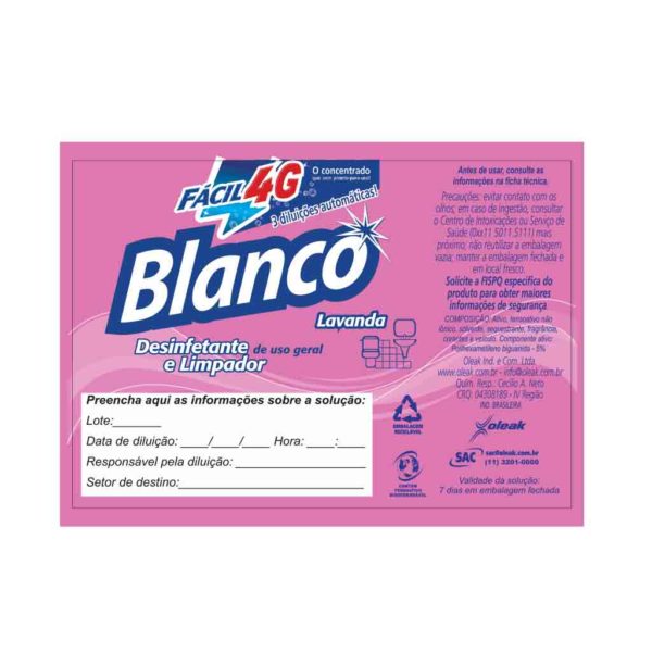 Etiqueta Fácil 4G Blanco Lavanda