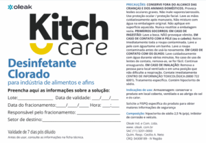 Etiqueta Kitch Care Clorado
