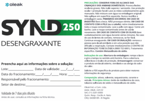 Etiqueta Synd 250