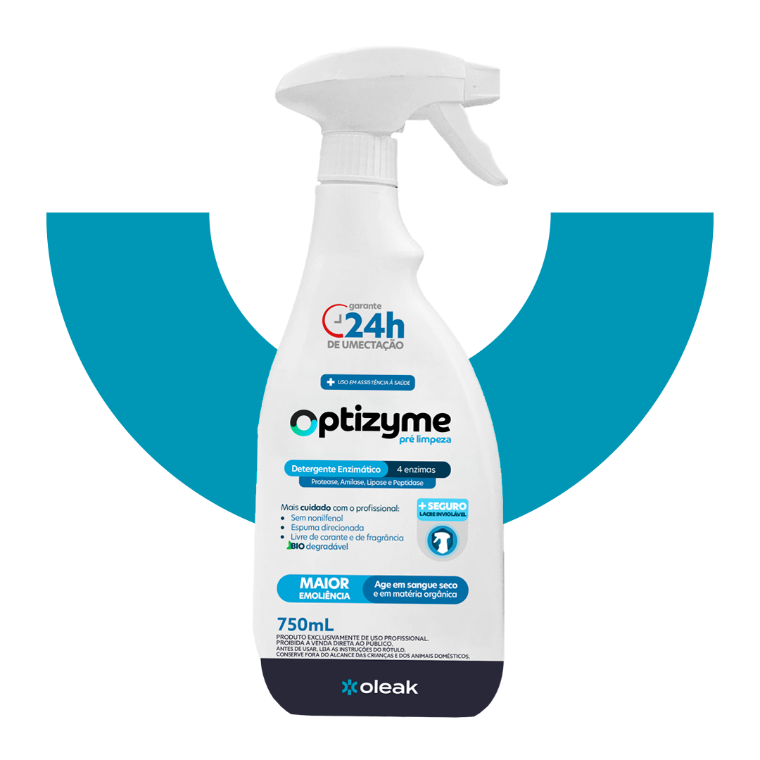 Detergente enzimático pré-limpeza eficiente