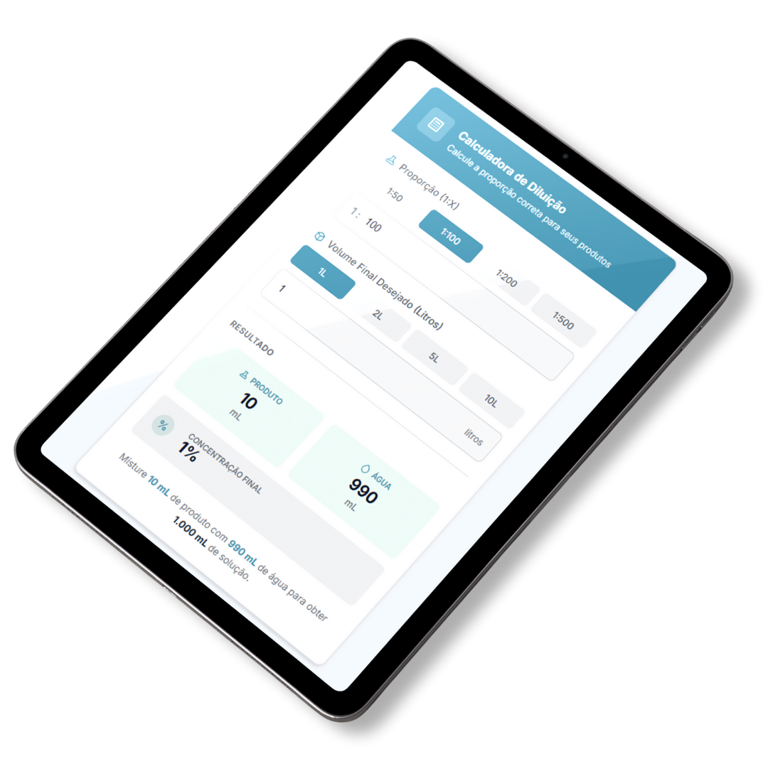 Calculadora de Diluição